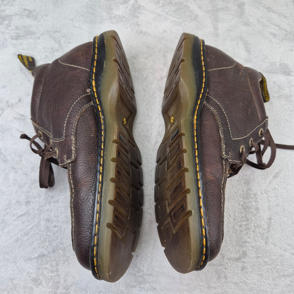 Doc Dr. Martens Paco Brown Leather Moc Toe Chukka Boots Mens 12 AW004 90s Punk - Picture 10 of 12